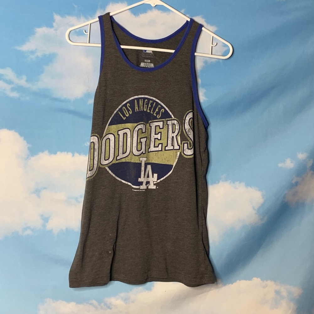 Gray Tank Los Angeles Dodgers size Small
